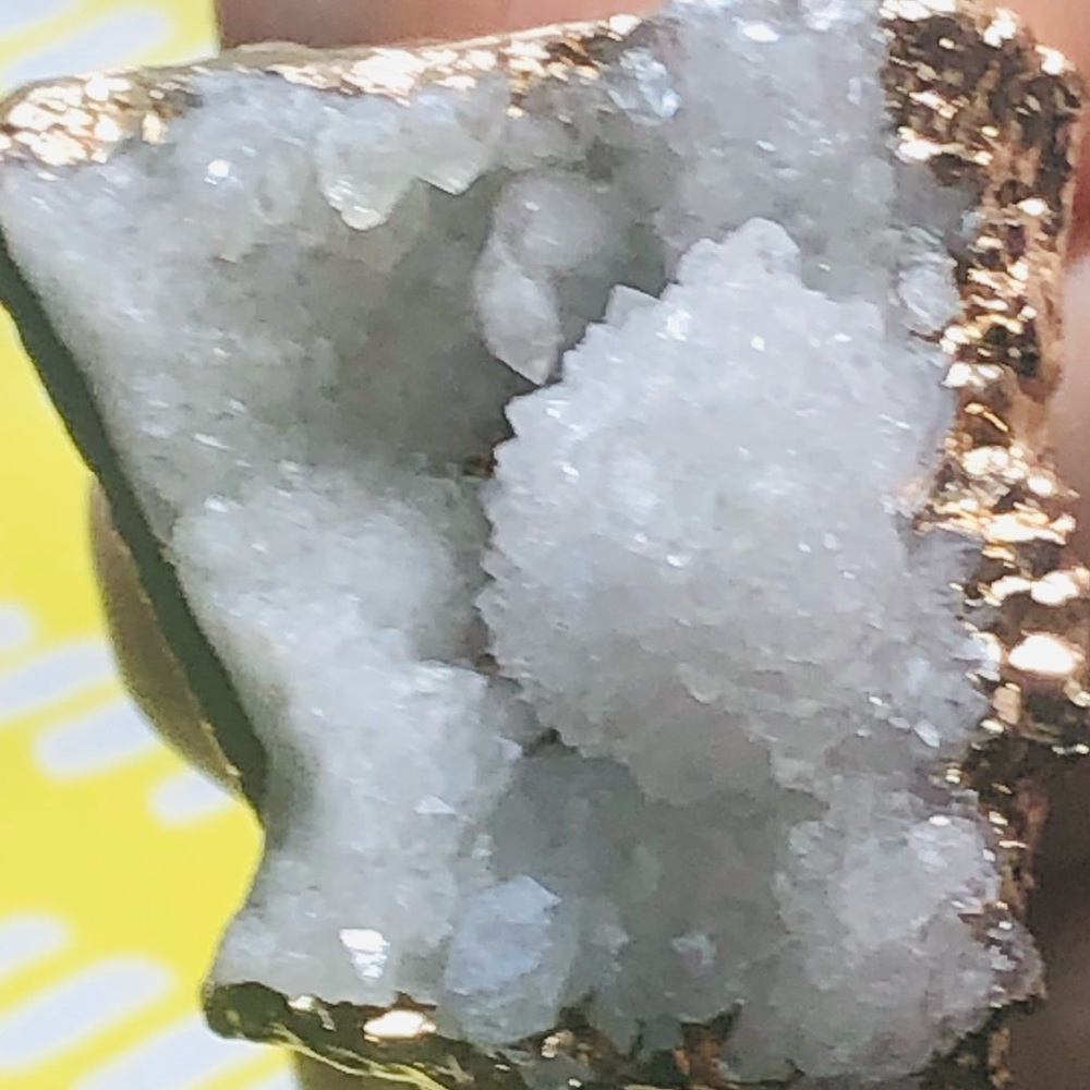 🌟GEODE ROSE GOLD RING🌟3 for $30 - Picture 2 of 10